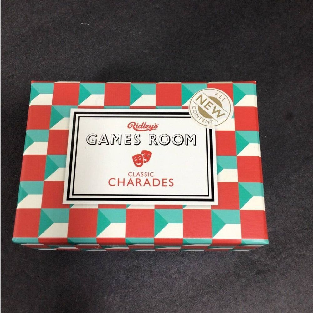 New Ridleys Games Room Classic Charades 140 Cards 700 Titles